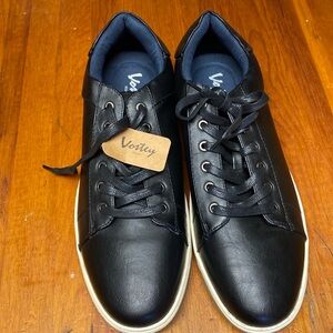 Vostey Men's Fashion Sneakers – Black Casual Oxford Shoes, Size 13 Shoes